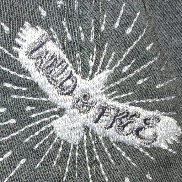 ADAMS FASHION HEADWEAR, "WILD AND FREE " EMBROIDERED GRAY CAP, NWOT - Picture 2 of 8